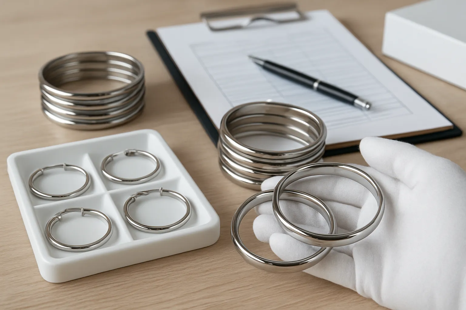Jewelry Supply Chain Solutions: Ensuring Quality in Stainless Steel Bangles and Earrings